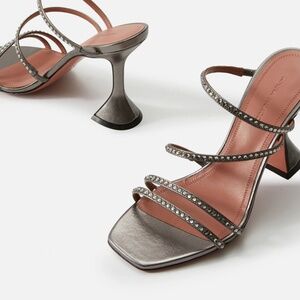 AMINA MUADDI Naima Crystal Slipper Size 40